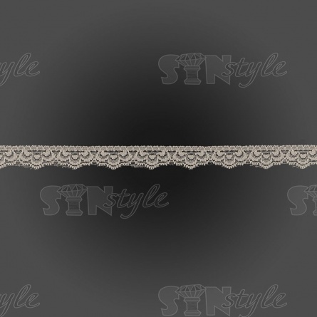 Кружево эластичное, ширина 20 мм, цвет молочный, намотка 15 ярдов фото 2