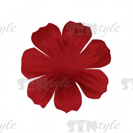 Цветочки декоративные, цвет бордовый, размер 35 мм, фото 1