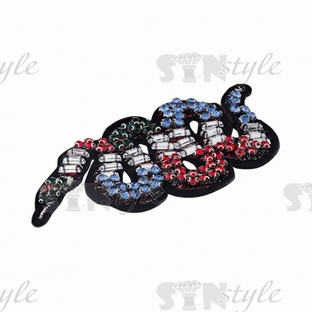 Аппликации  с элементами из бисера, размер 10х5 см фото 2