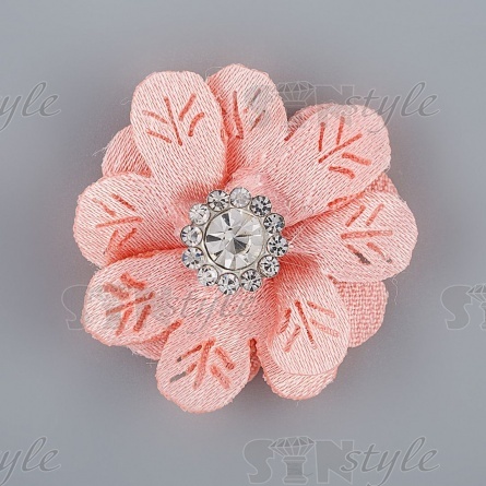 Цветочки декоративные, цвет розовый, размер 28 мм,  фото 1