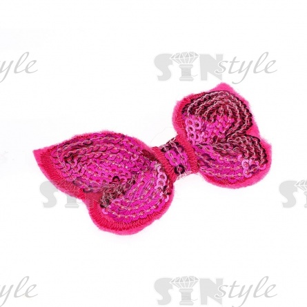 Аппликация пришивная "Бабочка" из пайеток, размер 60х40 мм фото 2