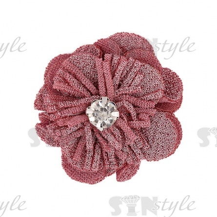 Цветочки декоративные, цвет пурпурный, размер 35 мм,  фото 1