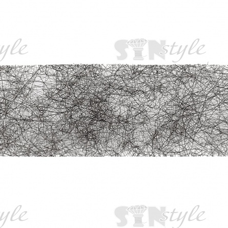 Паутинка клеевая черная, ширина 10 мм, намотка 90 ярдов фото 3