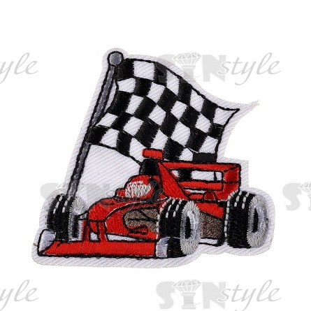 Термоаппликация "Машинка", размер 60х55 мм фото 1