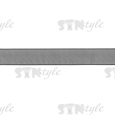 Декоративная лента капроновая, ширина 20 мм, намотка 36 ярдов, цвет черный фото 3