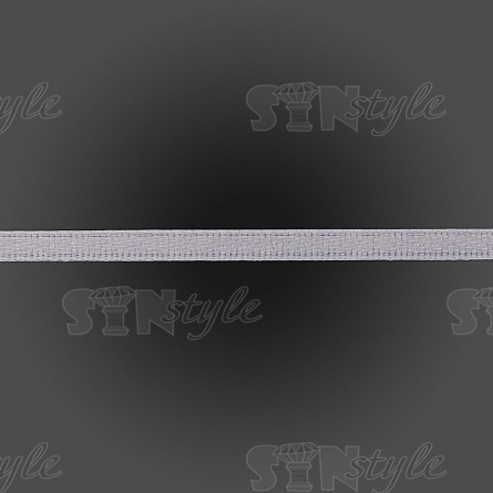 Декоративная лента атласная, цвет серый, ширина 3 мм, намотка 870 ярдов фото 2