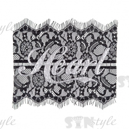 Аппликация кружевная пришивная, размер 230х200 мм фото 1