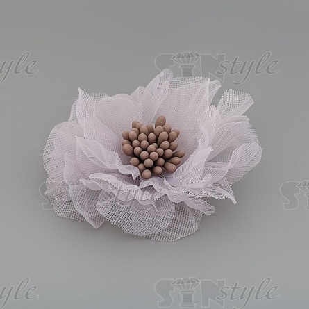 Цветочки декоративные, цвет мята, размер 50 мм,  фото 2