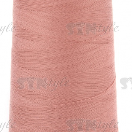 Нитки полиэстер 40/2, цвет №1613 (приглушенно-коричневый), 5000Y фото 2