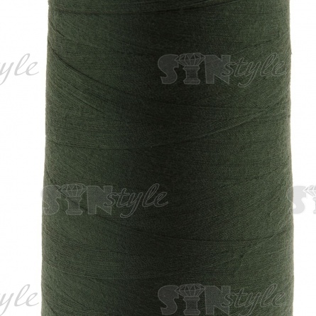 Нитки полиэстер 40/2, цвет №410 (зеленый), 5000Y фото 2