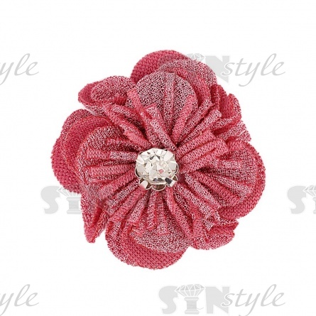 Цветочки декоративные, цвет грязно-розовый, размер 35 мм,  фото 1