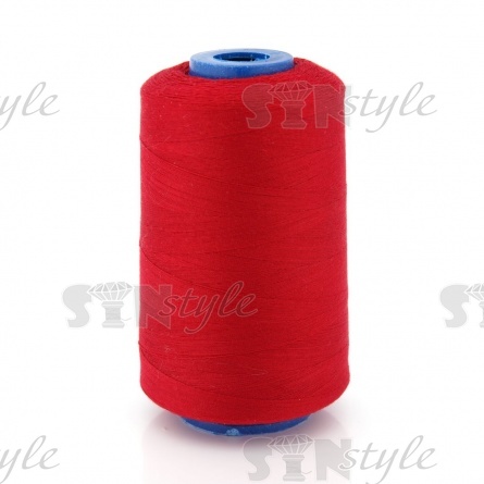 Нитки полиэстер 40/2, цвет №118 (темно-красный), 5000Y  фото 1