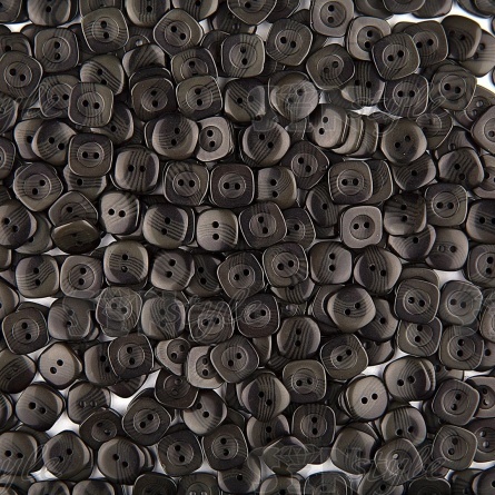 Пуговица пластиковая на два прокола, размер 20L, цвет №11 (темно-зеленый) фото 3