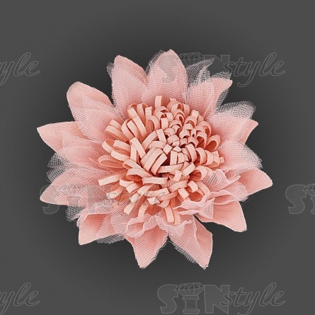 Цветочки декоративные, цвет грязно-розовый, размер 60 мм,  фото 1