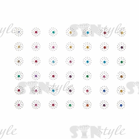 Термоаппликация со стразами и пластиковыми пластинами  фото 1