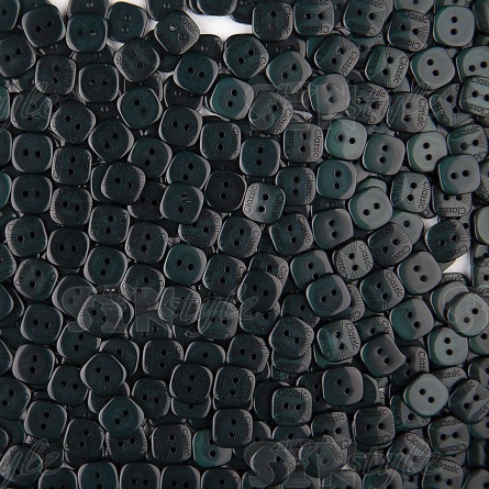 Пуговица пластиковая на два прокола, размер 20L, цвет №273 (темно-зеленый) фото 3