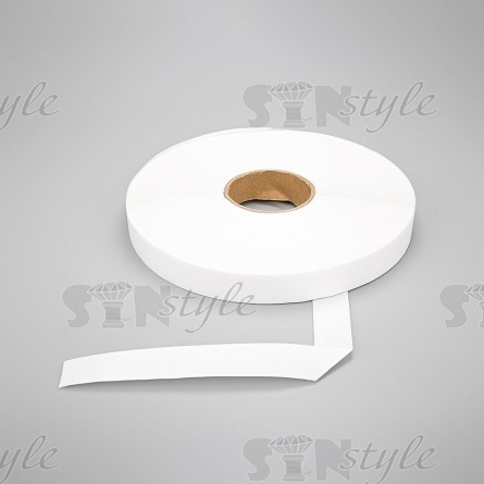 Паутинка клеевая белая на бумажной основе, ширина 15 мм, намотка 100 ярдов фото 1