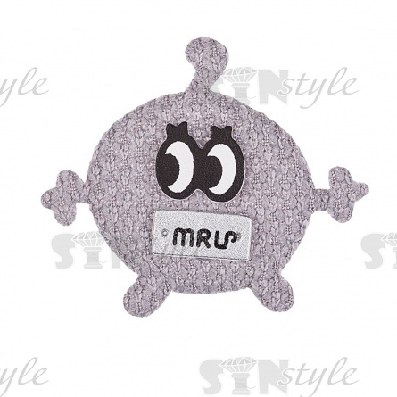 Аппликация 3D "Шарик", цвет серый, размер 50х50 мм фото 1