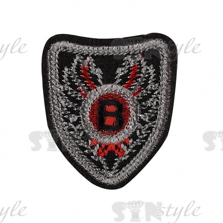 Термоаппликация "Шеврон", размер 50х58 мм фото 1