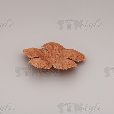 Цветочки декоративные, цвет капучино, размер 23 мм,  фото 2