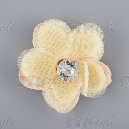 Цветочки декоративные, цвет пудровый, размер 45 мм,  фото 1