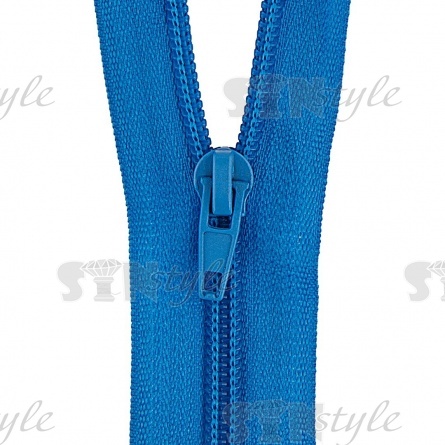 Молиня спираль, тип 5, разьемная, длина 65 см, цвет 274 (лазурный), "простой" бегунок фото 2