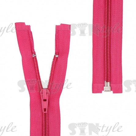 Молиня спираль, тип 5, разьемная, длина 80 см, цвет 146 (темно-розовый), "простой" бегунок фото 1