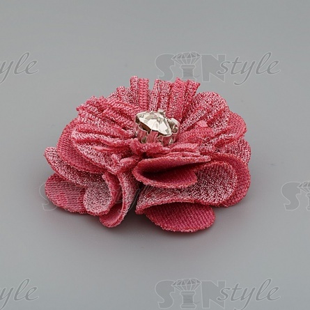 Цветочки декоративные, цвет грязно-розовый, размер 35 мм,  фото 2