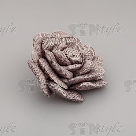 Цветочки декоративные, цвет серый, размер 30 мм,  фото 2