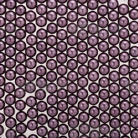 Бусины под жемчуг прибивные, размер 5 мм, цвет темно-фиолетовый, вес 500 г  фото 1