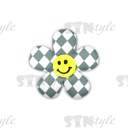 Аппликация 3D "Цветочек", цвет мятный,диаметр 60 мм фото 1