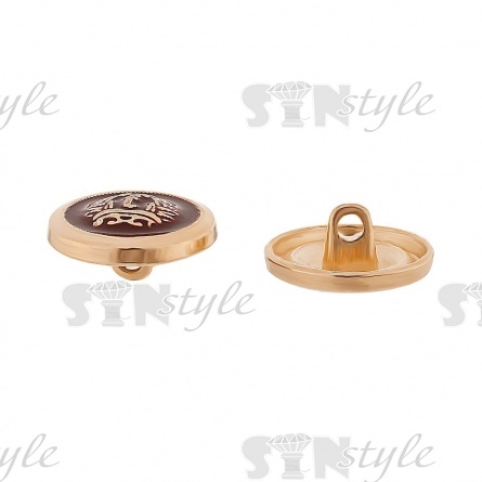 Пуговица металлическая 28L фото 3