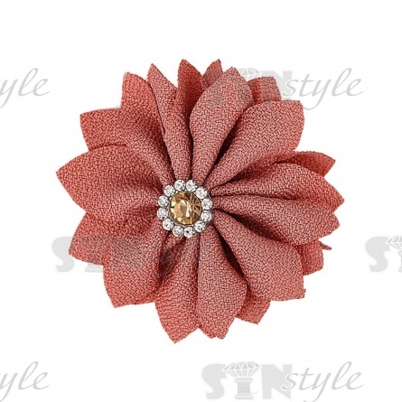 Цветочки декоративные, цвет грязно-розовый, размер 45 мм, фото 1