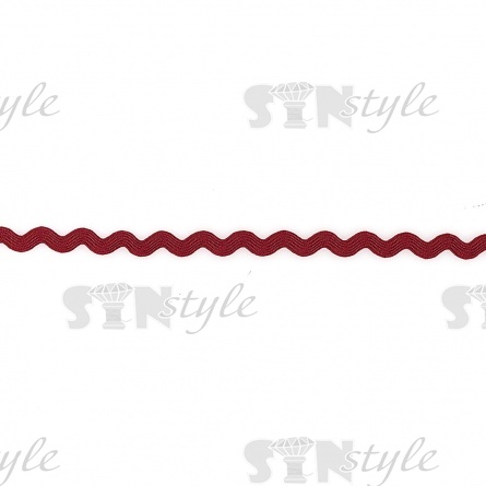 Декоративная тесьма вьюнок, ширина 8 мм,  намотка 15 ярдов, цвет бодовый (№48) фото 2