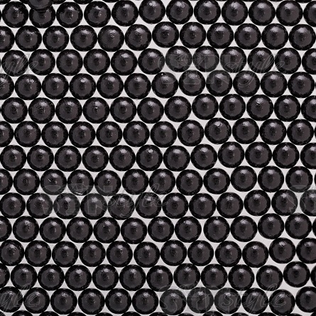 Бусины под жемчуг прибивные, размер 5 мм, цвет черный, вес 500 г фото 1