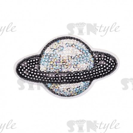 Термоаппликация "Планета", размер 77х48 мм фото 1