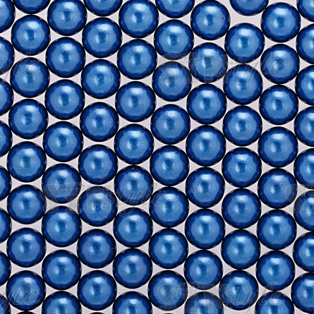 Бусины под жемчуг прибивные, размер 6 мм, цвет синий, вес 500г фото 2