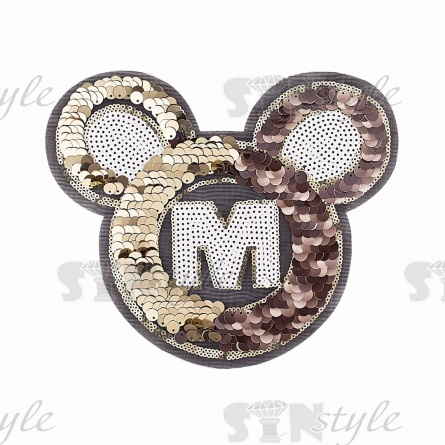 Аппликации пайетки, размер 220х190 мм фото 3