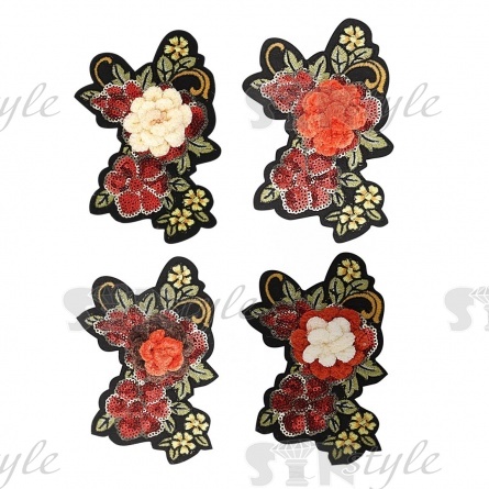 Аппликация пришивная, размер 130х85 мм фото 1