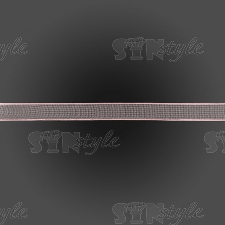 Декоративная лента капроновая, ширина 25 мм, намотка 25 ярдов, цвет розовый  фото 2