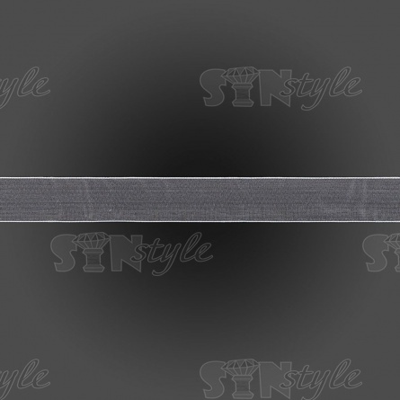 Декоративная лента капроновая, ширина 20 мм, намотка 36 ярдов, цвет светло-серый фото 3