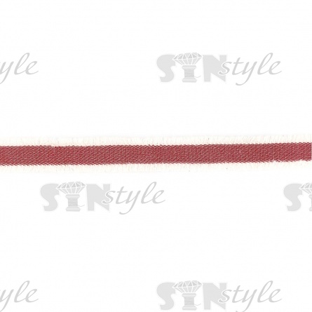 Декоративная тесьма букле с бахромой, цвет красный, ширина 30 мм, намотка 45 ярдов фото 2