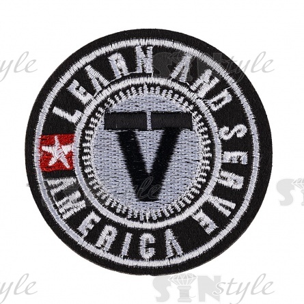 Термоаппликация "Шеврон", размер 66 мм фото 1