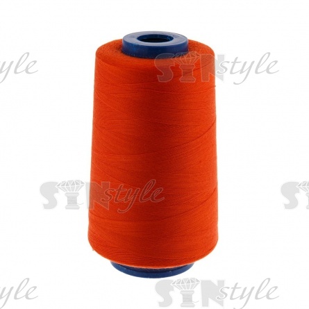 Нитки полиэстер 40/2, цвет №615 (рыжий), 5000Y фото 1