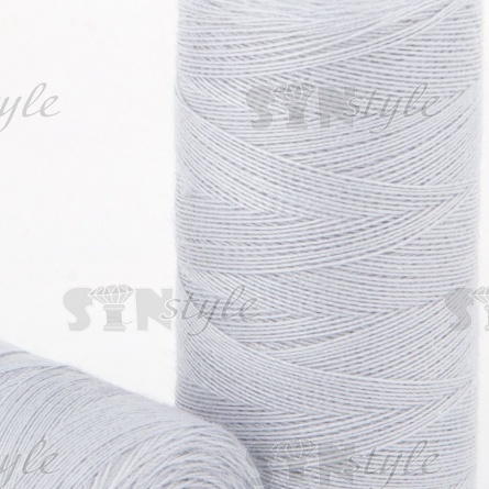 Нитки полиэстер 40/2, цвет №621 (серый), катушка  400Y фото 2