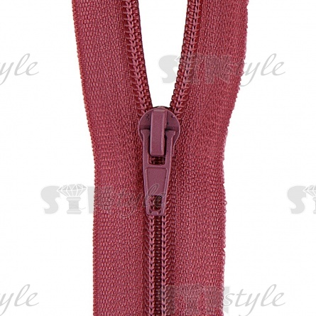 Молиня спираль, тип 5, разьемная, длина 80 см, цвет С070 (грязно-розовый), "простой" бегунок фото 2