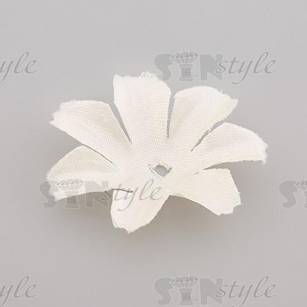 Цветочки декоративные, цвет шампань, размер 35 мм,  фото 3