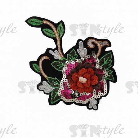 Аппликация пришивная, размер 175 х 135 мм фото 4