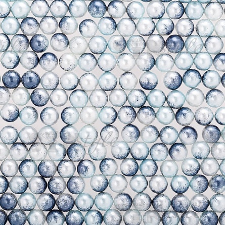 Бусины под жемчуг прибивные с градиентом, размер 5 мм, цвет светло-серый с темно-серым, вес 500 г  фото 1