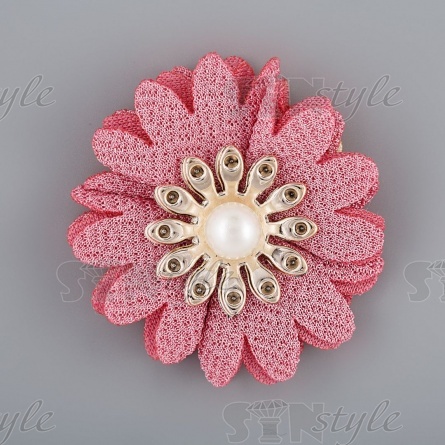 Цветочки декоративные, цвет грязно-розовый, диаметр 45 мм,  фото 1